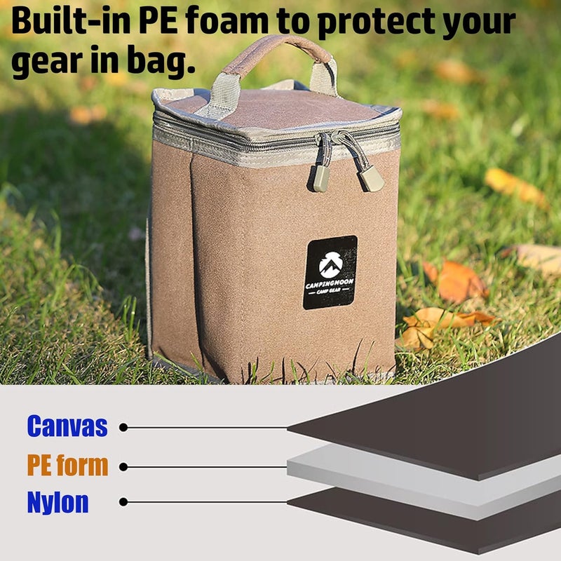 CAMPINGMOON Camping Gear Lantern Storage Case T-8,T-9 - Image 5